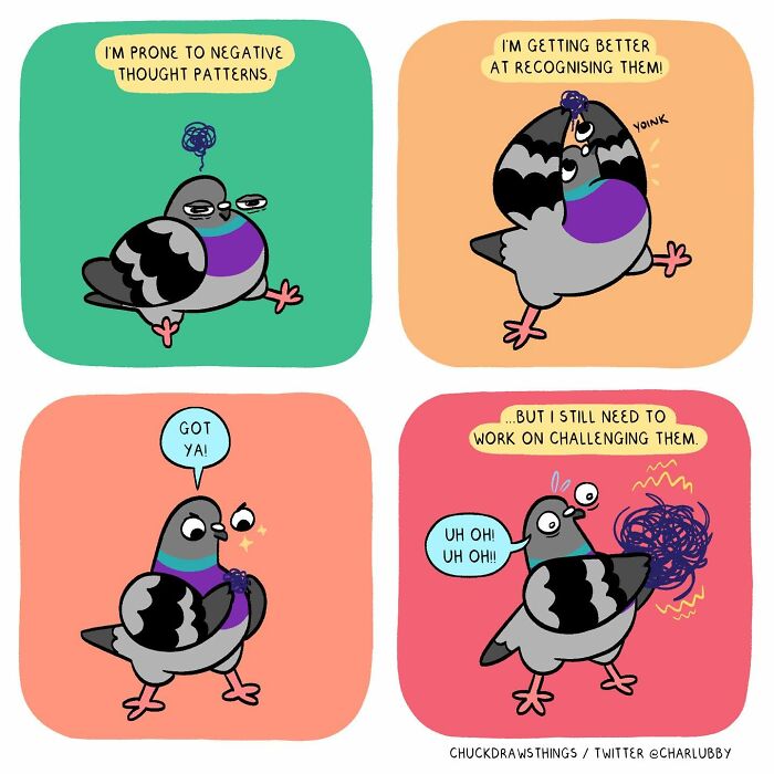 50 New Comics That Perfectly Capture What Anxiety Feels Like, Starring An Unexpected Hero: A Pigeon