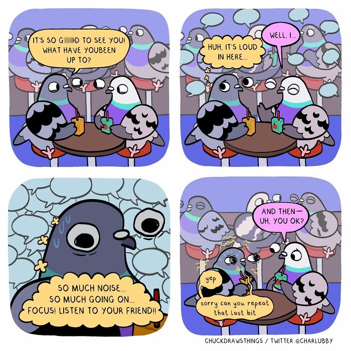 50 New Comics That Perfectly Capture What Anxiety Feels Like, Starring An Unexpected Hero: A Pigeon