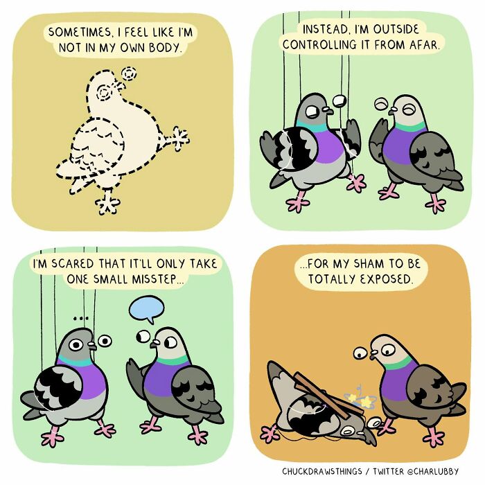 50 New Comics That Perfectly Capture What Anxiety Feels Like, Starring An Unexpected Hero: A Pigeon