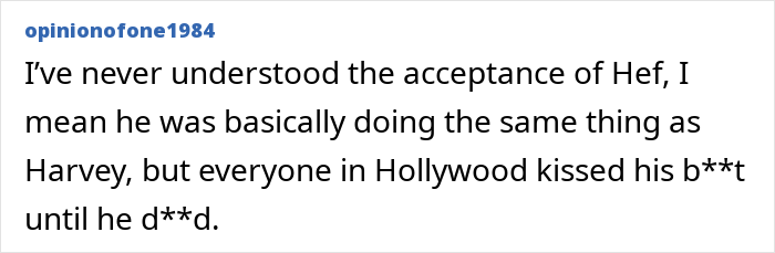 A user comment discussing the Playboy brand and the controversy surrounding it, after a rebranding and makeover of bunnies. A user comment discussing the Playboy brand and the controversy surrounding it, after a rebranding and makeover of bunnies.