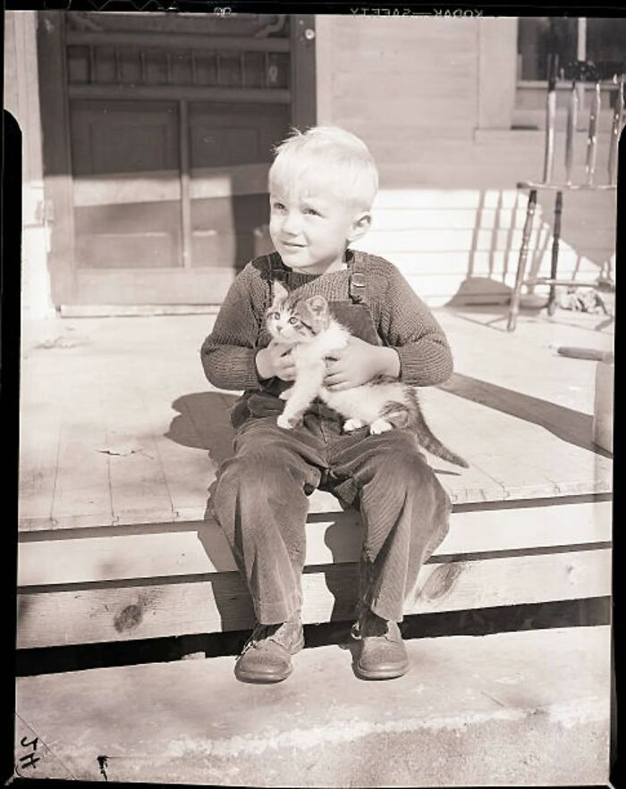 30 More Vintage Cat Photos That Prove Our Love For Cats Hasn't Changed In Over A Century
