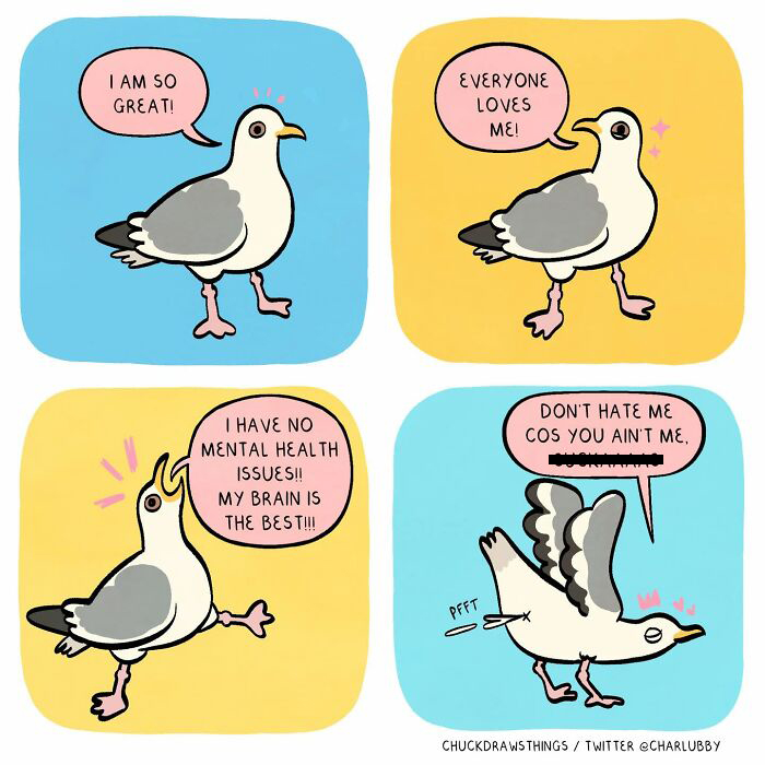 50 New Comics That Perfectly Capture What Anxiety Feels Like, Starring An Unexpected Hero: A Pigeon
