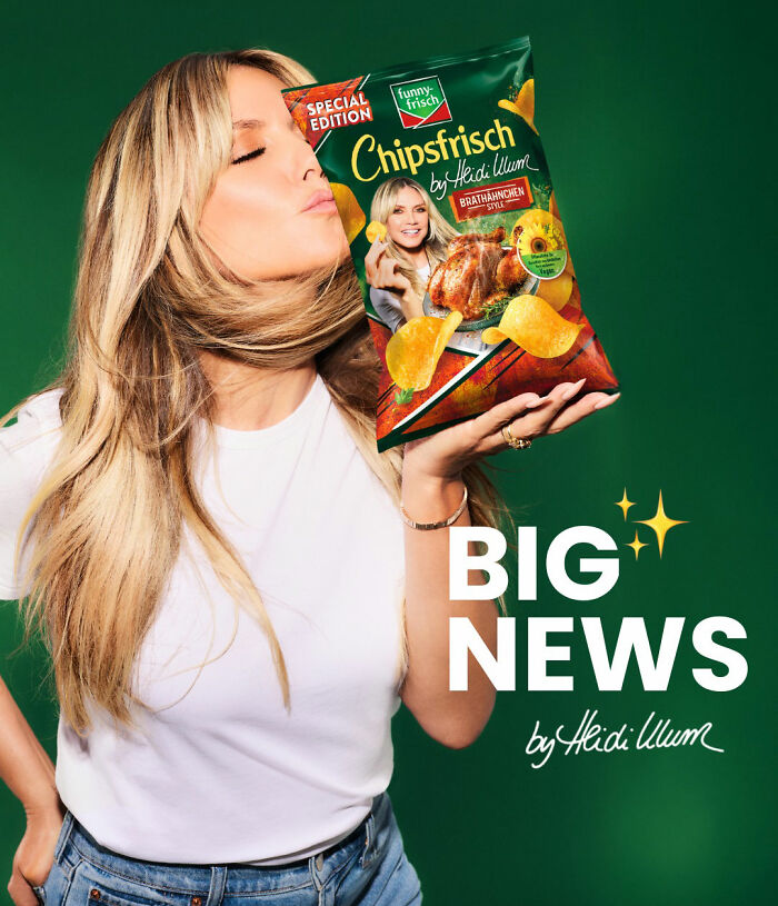 Heidi Klum Sparks Fresh Backlash After Promoting Potato Chips In A Thong Bikini: "Put Some Clothes On" Heidi Klum Sparks Fresh Backlash After Promoting Potato Chips In A Thong Bikini: "Put Some Clothes On"