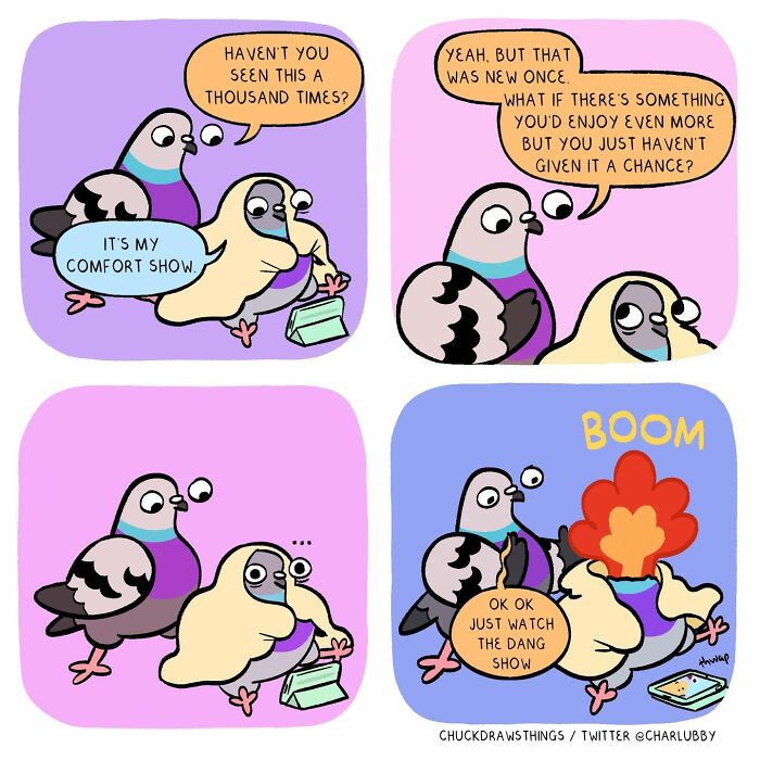 50 New Comics That Perfectly Capture What Anxiety Feels Like, Starring An Unexpected Hero: A Pigeon