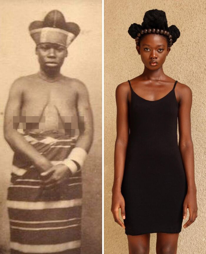 Artist transforms hair into stunning sculptures, showcasing structured African hairstyles, pre-colonial inspired.