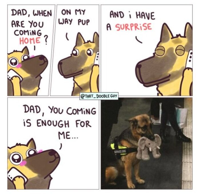 This Artist Turns Everyday Animal Moments Into Wholesome Comics That Are Impossible Not To Smile At (20 New Pics)