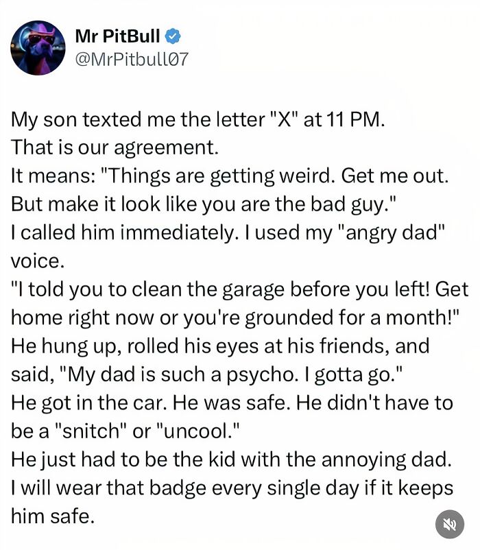 A father shares a story about his son texting 'X' for help, creating a fascinating brain boost moment of parental care.