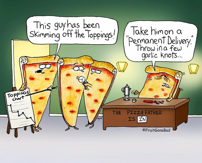 40 New “Fruit Gone Bad” Comics That Turn Everyday Produce Into Hilarious Comedy Gold
