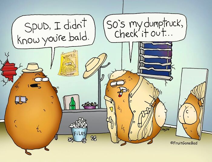 40 New “Fruit Gone Bad” Comics That Turn Everyday Produce Into Hilarious Comedy Gold