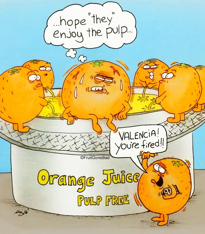 40 New “Fruit Gone Bad” Comics That Turn Everyday Produce Into Hilarious Comedy Gold