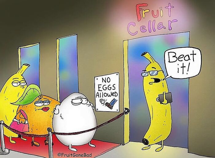 40 New “Fruit Gone Bad” Comics That Turn Everyday Produce Into Hilarious Comedy Gold