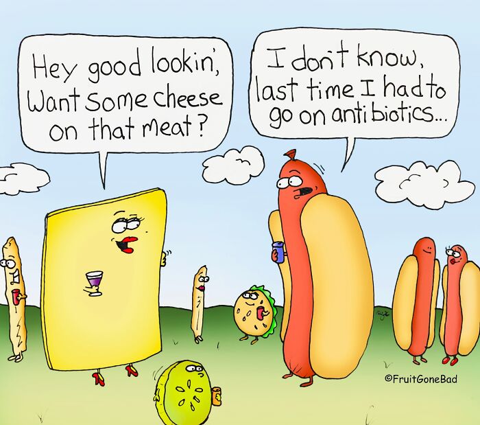40 New “Fruit Gone Bad” Comics That Turn Everyday Produce Into Hilarious Comedy Gold