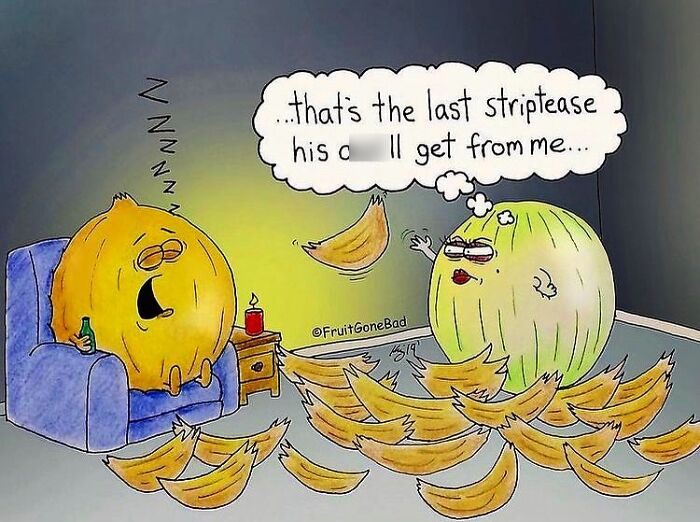 40 New “Fruit Gone Bad” Comics That Turn Everyday Produce Into Hilarious Comedy Gold
