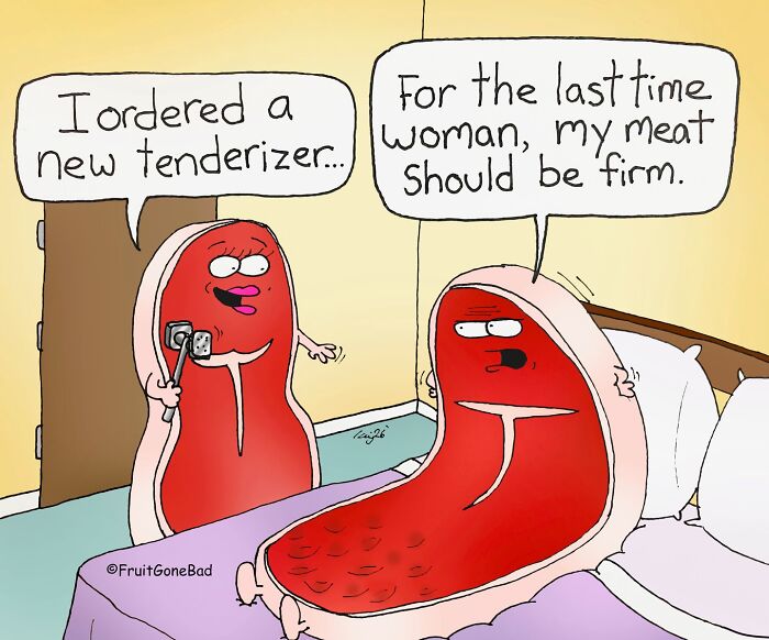 40 New “Fruit Gone Bad” Comics That Turn Everyday Produce Into Hilarious Comedy Gold