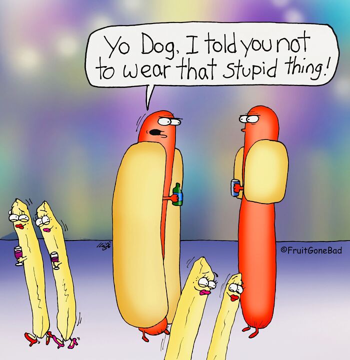 40 New “Fruit Gone Bad” Comics That Turn Everyday Produce Into Hilarious Comedy Gold