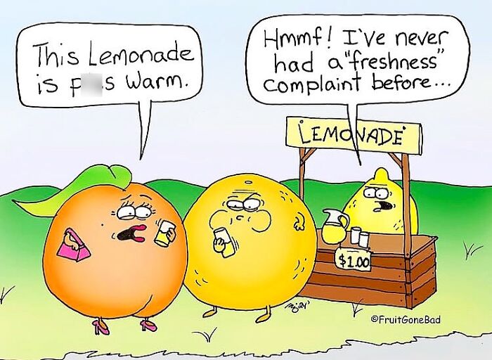 40 New “Fruit Gone Bad” Comics That Turn Everyday Produce Into Hilarious Comedy Gold