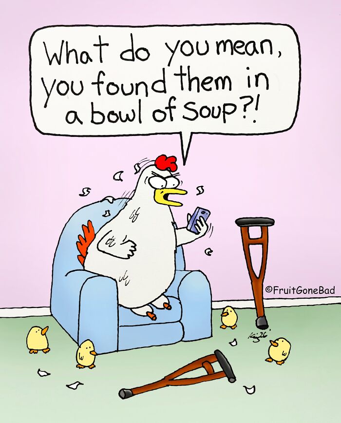 40 New “Fruit Gone Bad” Comics That Turn Everyday Produce Into Hilarious Comedy Gold