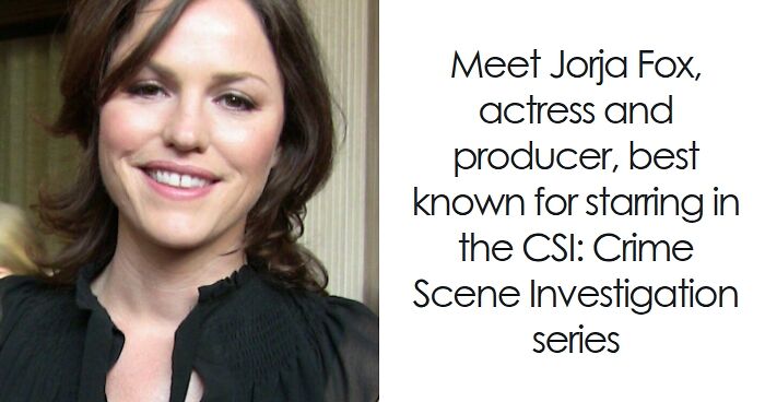 Jorja Fox: Bio And Career Highlights