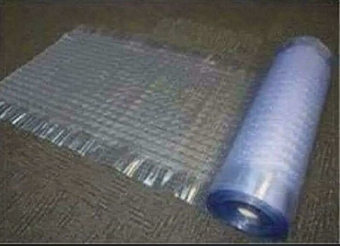 A roll of clear plastic snap sheeting, used for window insulation, brings back good memories of life in the '80s.