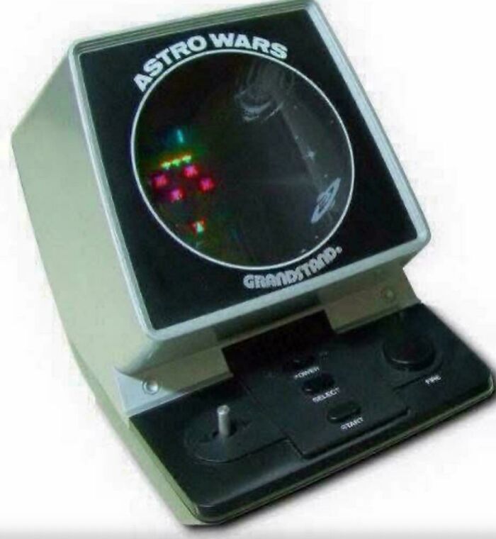 An old Astro Wars Grandstand video game console, a nostalgic memory from life in the '80s.
