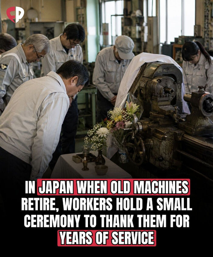 In Japan, Some People Treat Old Tools And Machines With A Kind Of Respect That Feels Deeply Human. The Practice Is Often Connected To The Idea Of Kuyo, A Ceremony Of Gratitude For Objects That Have Served People Over Time