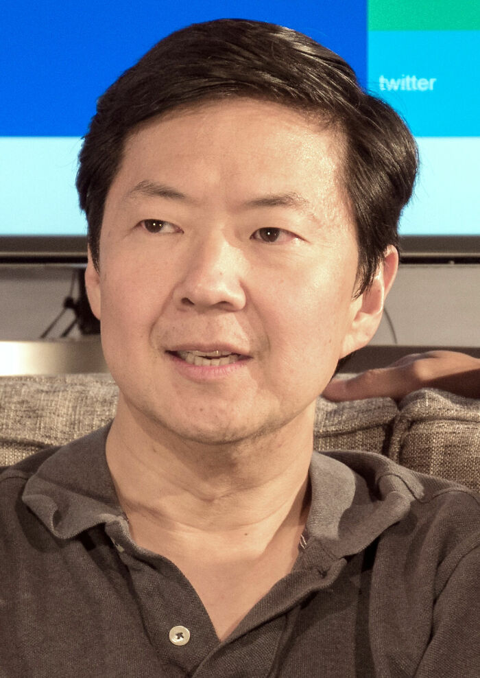 A close-up shot of Ken Jeong, highlighting his distinguished bio and career highlights.
