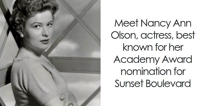 Nancy Olson: Bio And Career Highlights