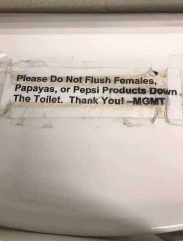 Do Not Flush Females