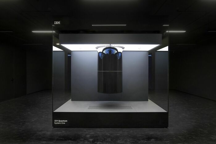 The IBM Quantum System One, a representation of genius technologies that make everyday life easier.