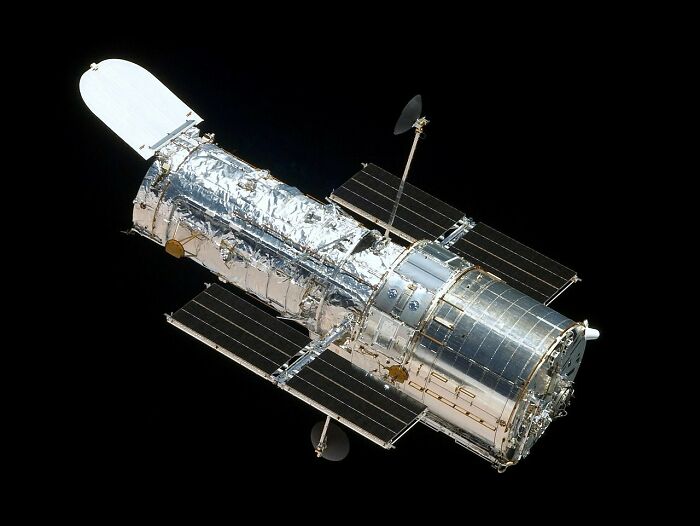 The Hubble Space Telescope, a significant piece of technology that makes everyday life easier by expanding our cosmic understanding.