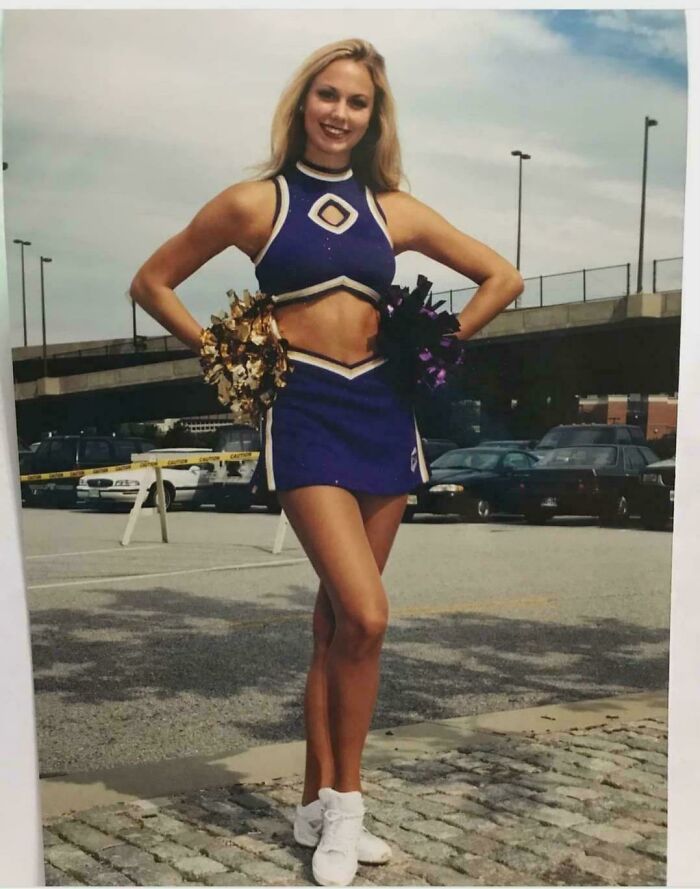 Stacy Keibler As A Ravens Cheerleader (1999)