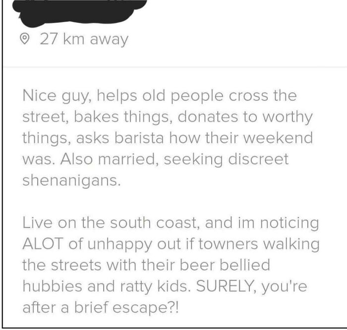 A screenshot showing an uncomfortable and disappointed woman's text message response from a toxic man.
