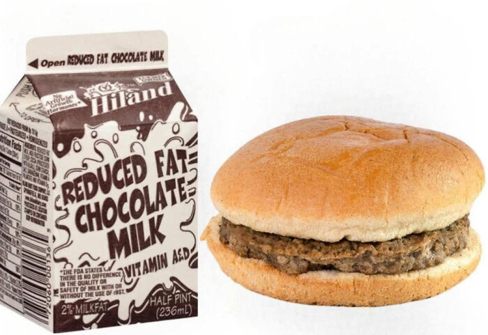 Highschool Really Had Us Drinking Milk With Hamburgers At 11 Am T.t