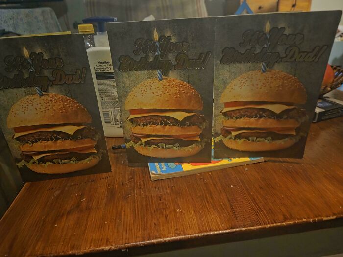 Wife And 2 Kids Independently Picked Me Same Birthday Card