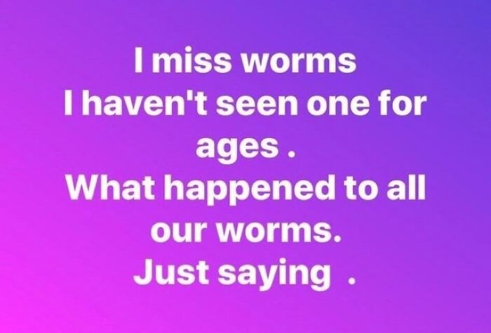 Elderly people sharing funny internet moments, a humorous post on worms, proving they should not have unsupervised internet access.