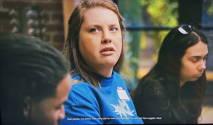 Woman looking upset, representing commercials people can't stand.