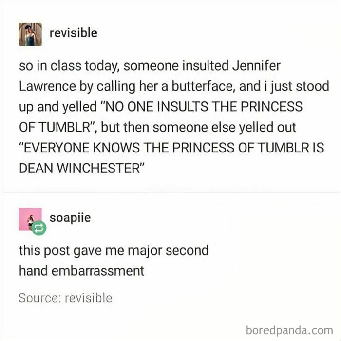 A hilariously embarrassing screenshot of people getting busted for lying about Tumblr royalty.