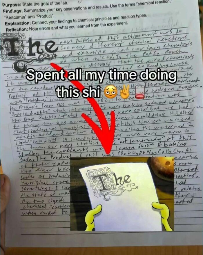 A cringe meme showing a person regretting time spent on a task with the text "Spent all my time doing this shi".