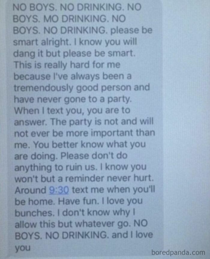 A controlling text from toxic men making women they were messaging uncomfortable and disappointed.