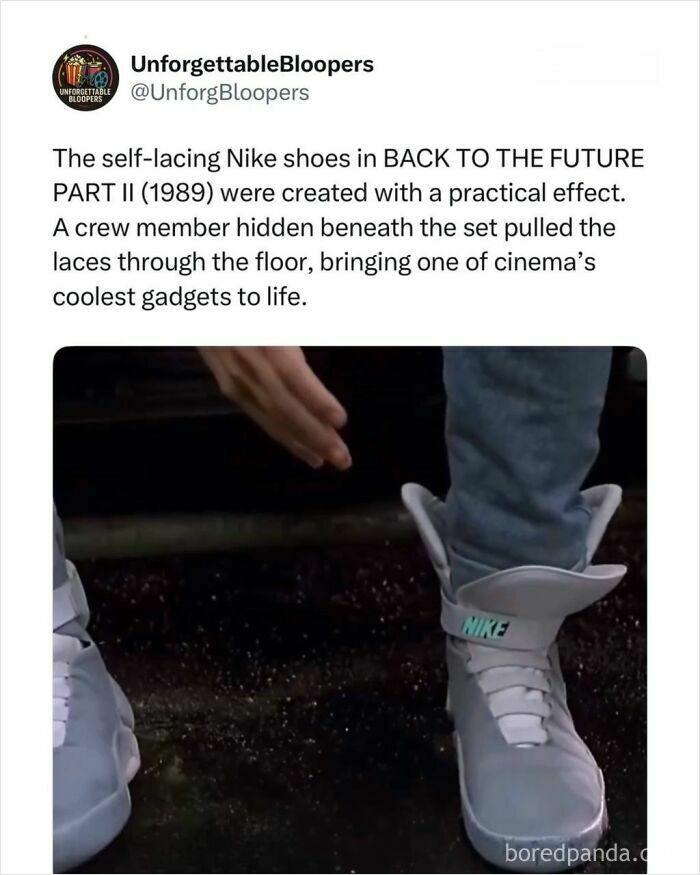 Self-lacing Nike shoes in Back to the Future Part II, a cool post about TV, movies, and media.