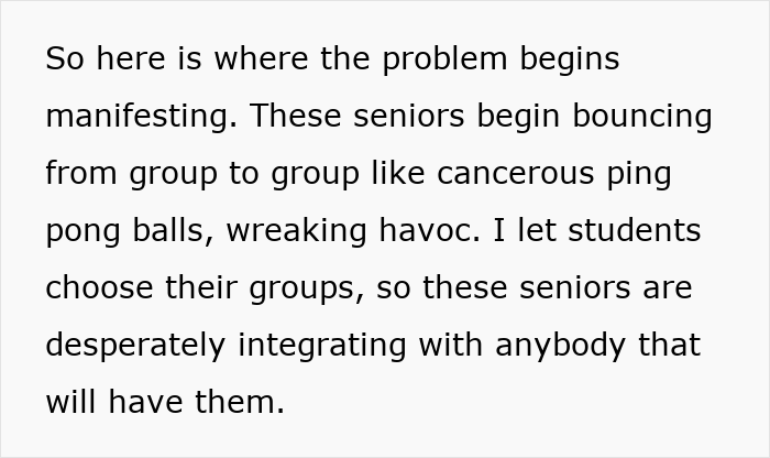 Lazy Seniors Force Classmates To Do All The Work, Teacher's Trap Blows Up In Their Faces Lazy Seniors Force Classmates To Do All The Work, Teacher's Trap Blows Up In Their Faces