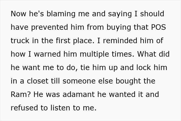 Failed Truck Purchase Turns Into Brothers' Rivalry, Proving Older Bro’s Desire To Needlessly Compete Failed Truck Purchase Turns Into Brothers' Rivalry, Proving Older Bro’s Desire To Needlessly Compete