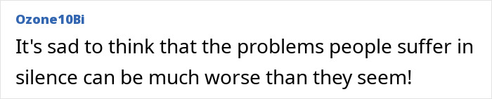 A comment expressing sadness about hidden problems, sparking discussion about men criticize women appearance. A comment expressing sadness about hidden problems, sparking discussion about men criticize women appearance.