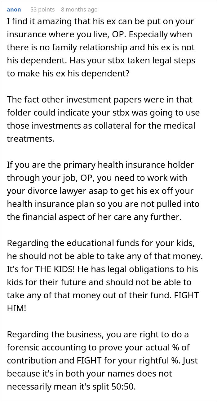 Husband Drops Everything To Help His Sick Ex Wife, Doesn't Care What His Current Wife Thinks Husband Drops Everything To Help His Sick Ex Wife, Doesn't Care What His Current Wife Thinks