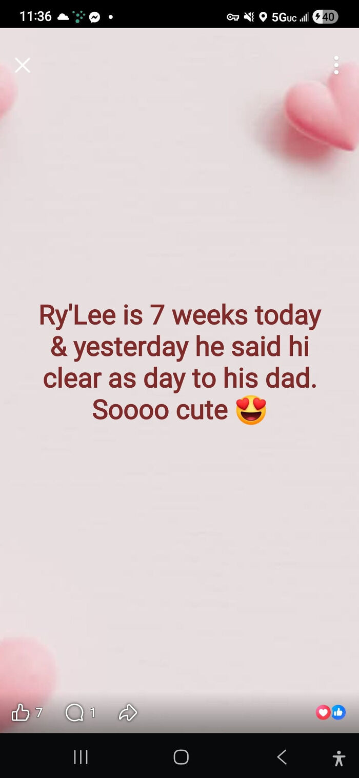 A text post about a baby named Ry'Lee, an example of modern unusual names.