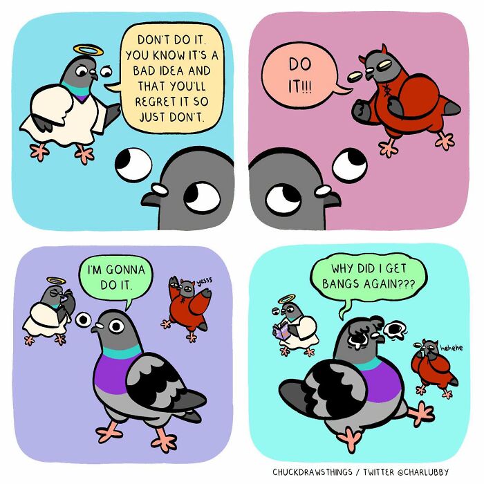 50 New Comics That Perfectly Capture What Anxiety Feels Like, Starring An Unexpected Hero: A Pigeon