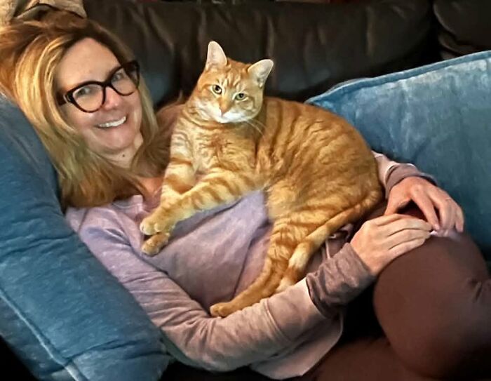 Tango & Mommy With Paws Crossed