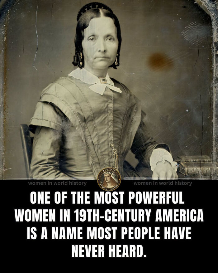 A vintage sepia-toned portrait of a woman, symbolizing powerful women overlooked in 19th-century history.