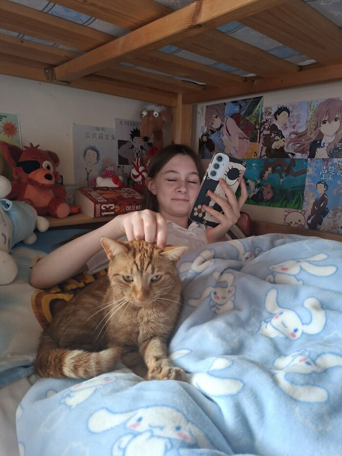 My Daughter, Evangeline And Her Son, Mango 🙂
