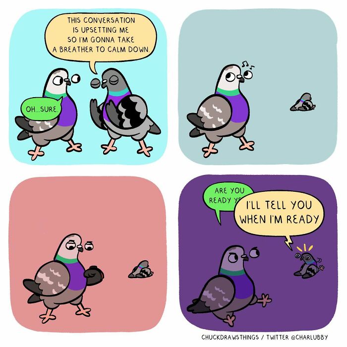 50 New Comics That Perfectly Capture What Anxiety Feels Like, Starring An Unexpected Hero: A Pigeon